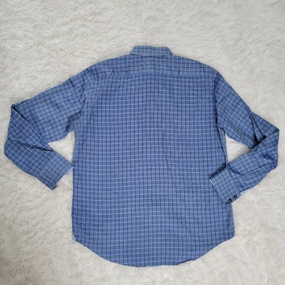 Robert Graham Blue Button Down Men's Shirt - Size XL - Picture 3 of 14